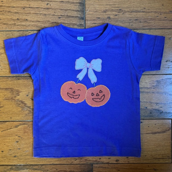 Rabbit Skins Other - Hand-Stitched Cherry Pumpkins Tee